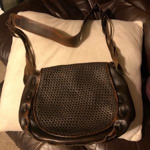 Patricia Nash Italian leather shoulder purse